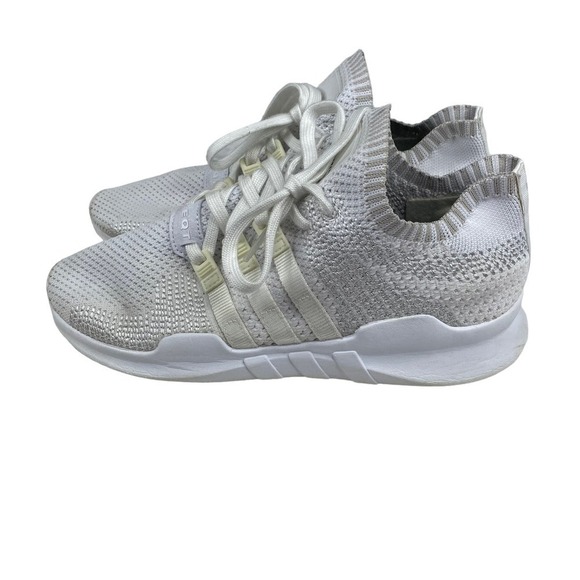 adidas EQT Support ADV Primeknit Triple White Men's Running Shoe Size 9 - Picture 6 of 6